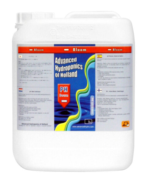 Advanced Hydroponics pH-Down Bloom 5 L