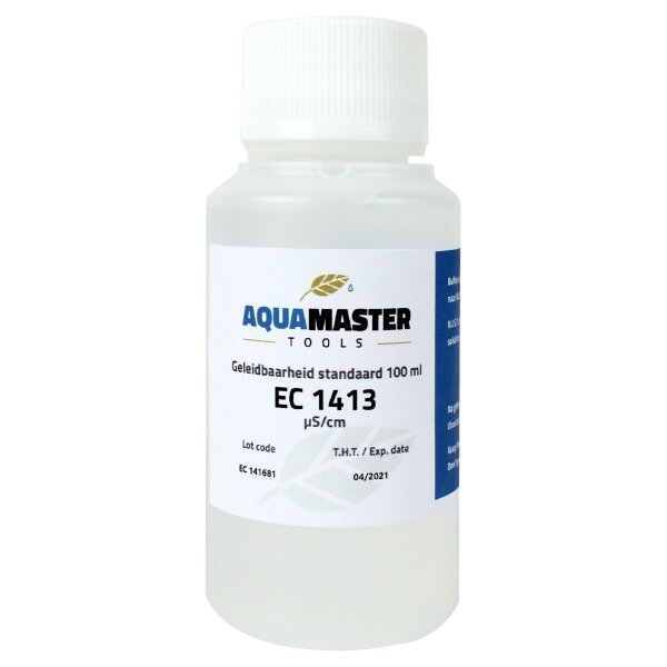 Aquamaster Eichflüssigkeit EC 1.413 100 ml x 18 st