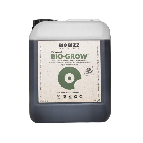 Bio Bizz Bio-Grow Fertilizer 5 L