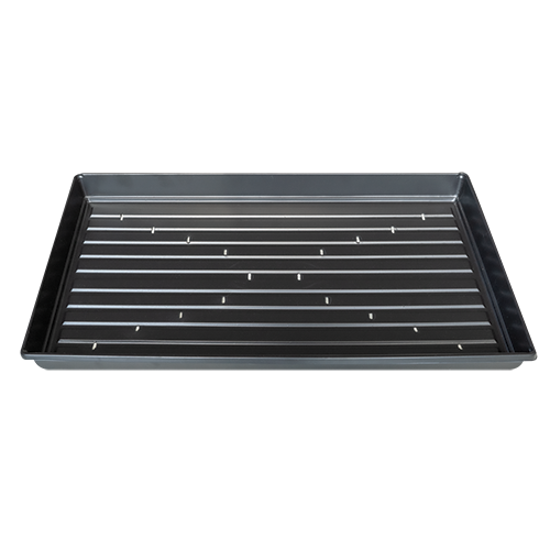 Plastik Tray schwarz 51 x 31 x 4 cm mit Loch