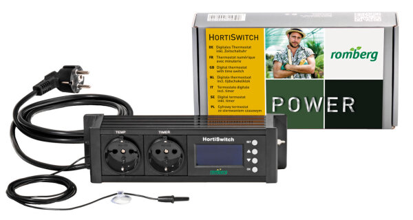 Romberg Thermostat HortiSwitch 2 Steckdosen