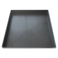 Schwarze Tray 120x120x12 cm